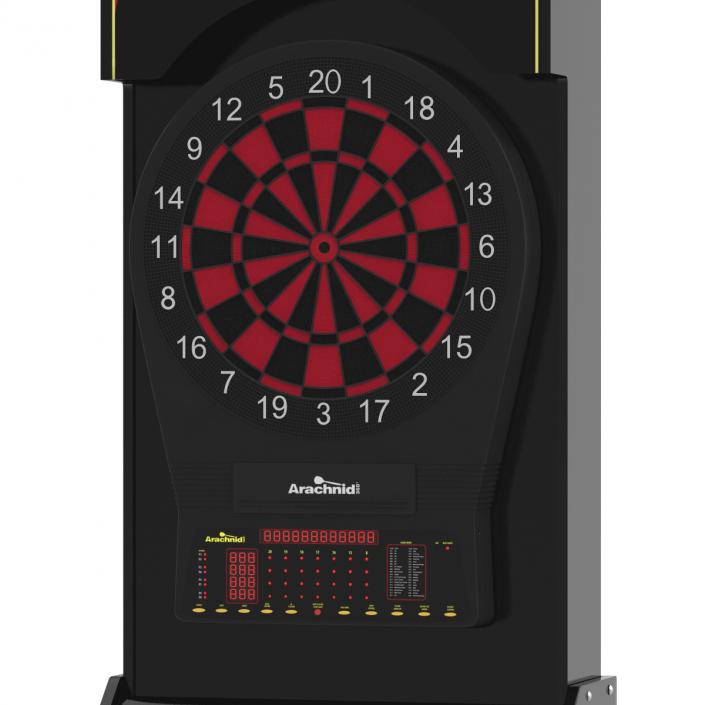 3D Electronic Dartboard Machine model