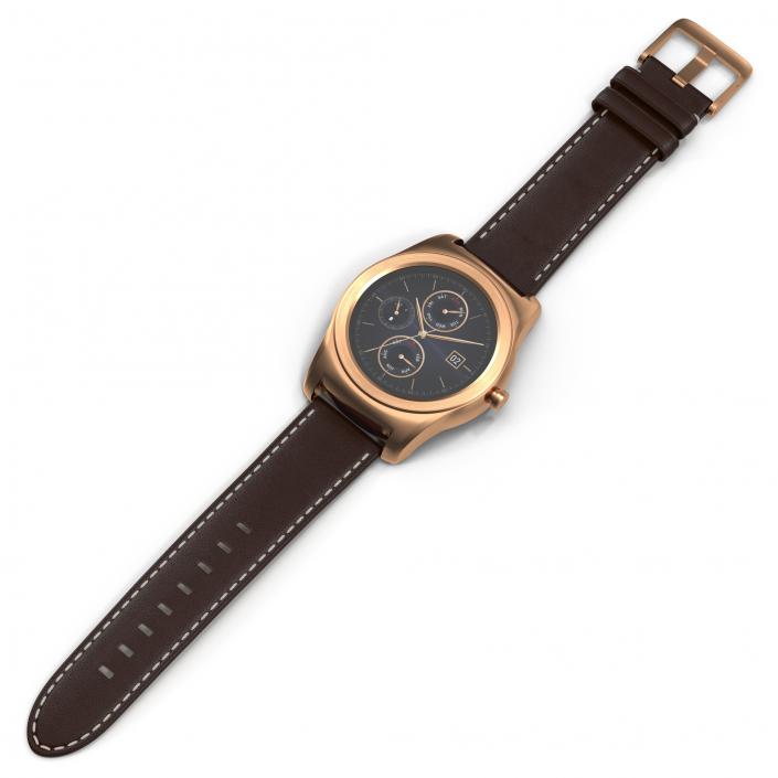 3D model LG Watch Urbane Gold