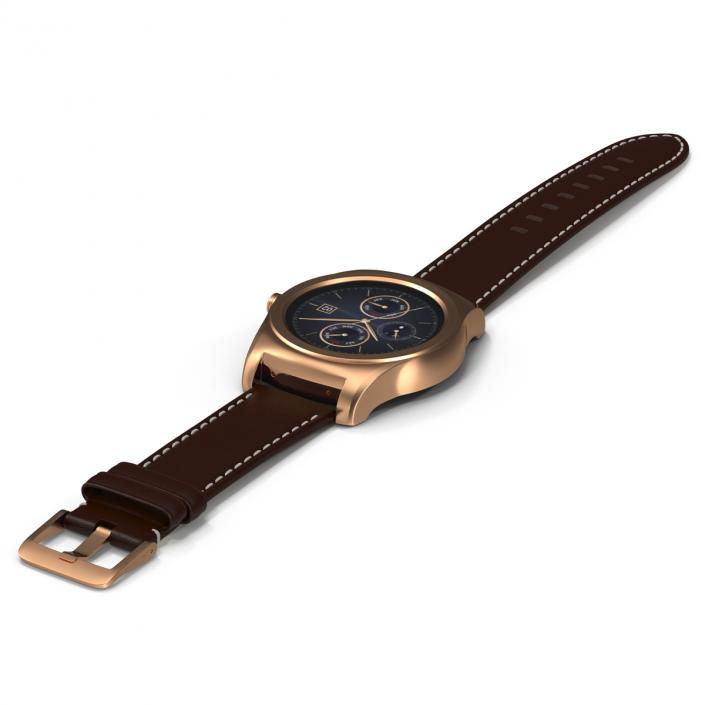 3D model LG Watch Urbane Gold