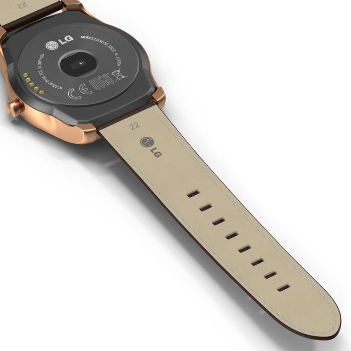 3D model LG Watch Urbane Gold