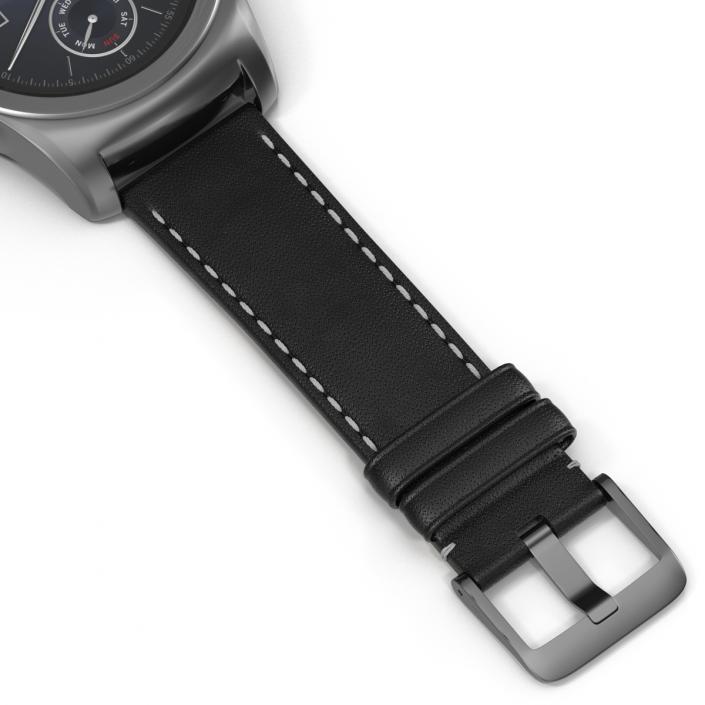 LG Watch Urbane Silver 3D