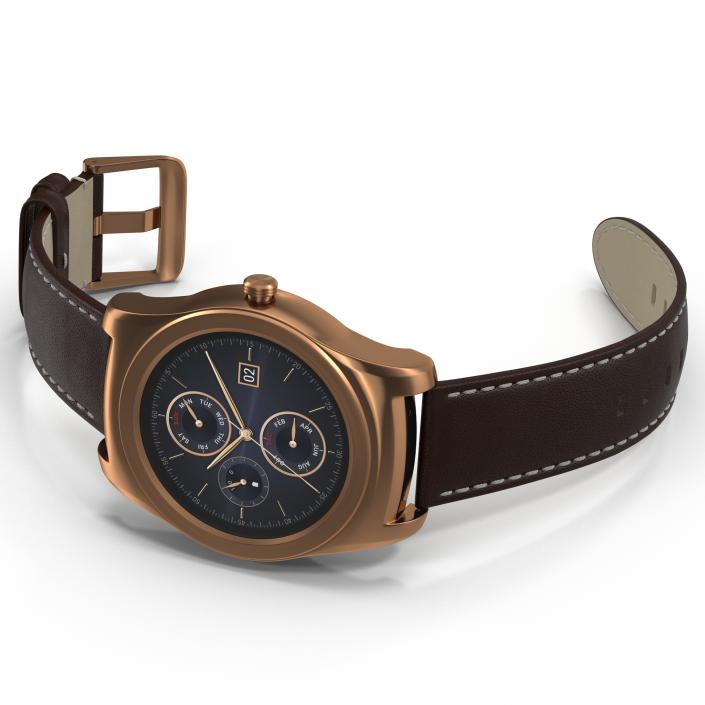 LG Watch Urbane 2 Gold 3D