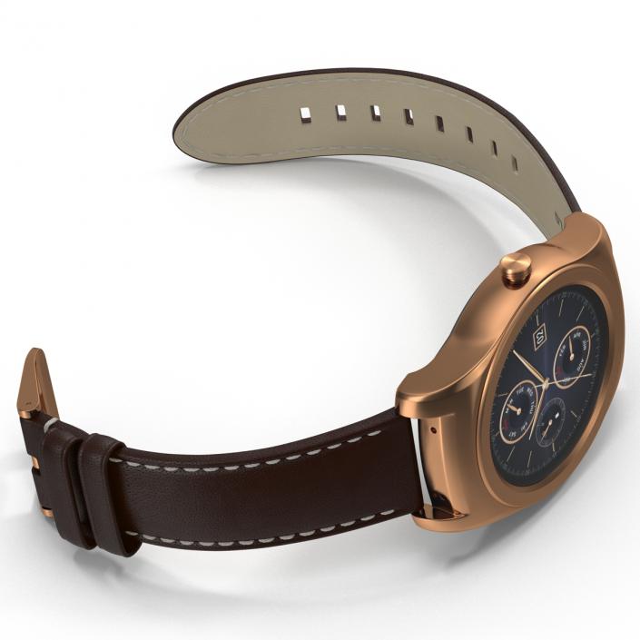 LG Watch Urbane 2 Gold 3D