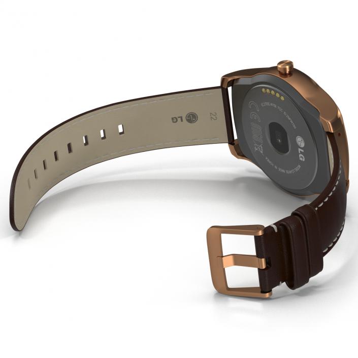 LG Watch Urbane 2 Gold 3D