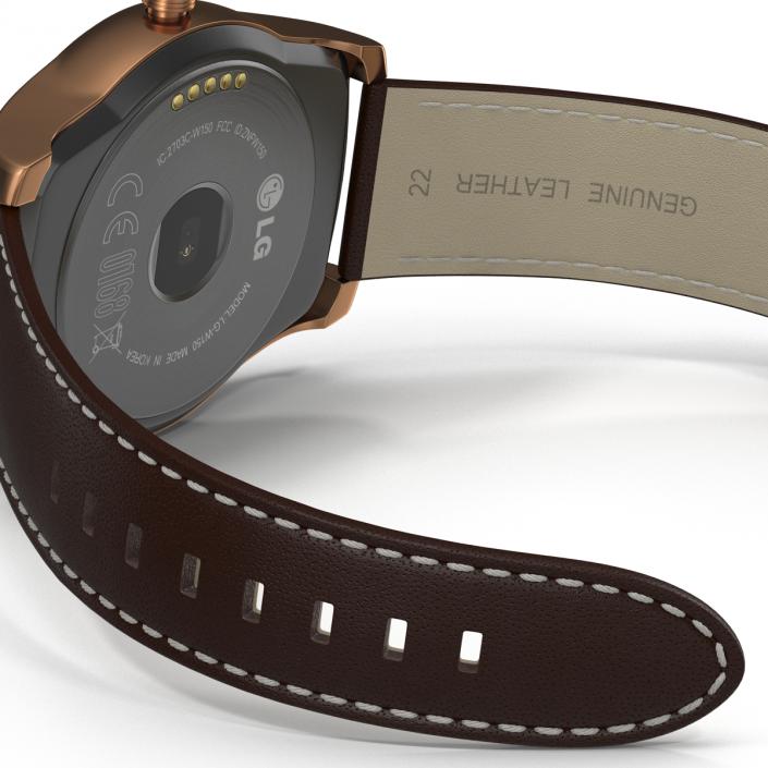 LG Watch Urbane 2 Gold 3D