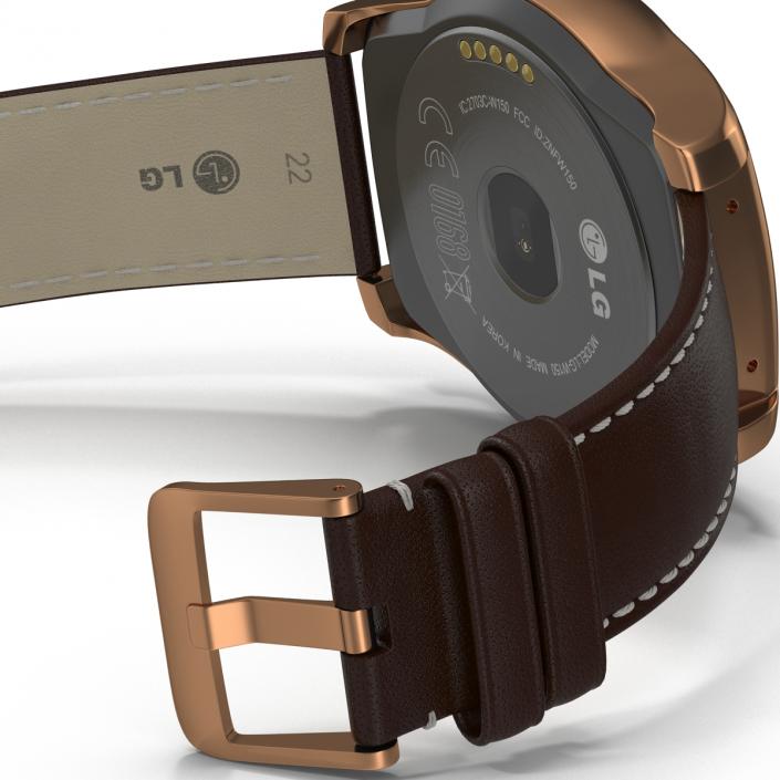 LG Watch Urbane 2 Gold 3D