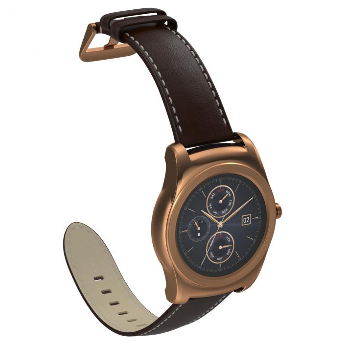 LG Watch Urbane 2 Gold 3D