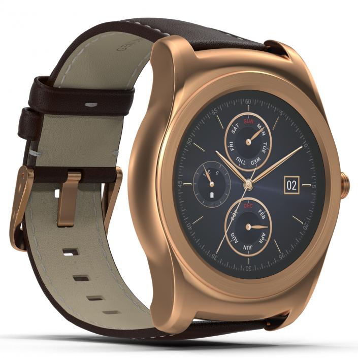 LG Watch Urbane 3 Gold 3D