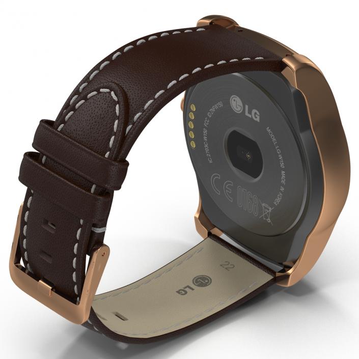 LG Watch Urbane 3 Gold 3D