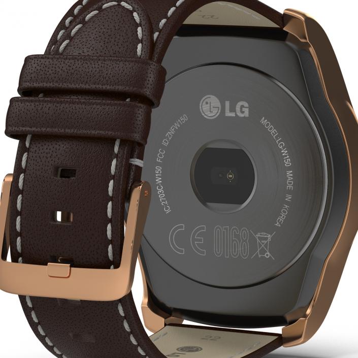 LG Watch Urbane 3 Gold 3D