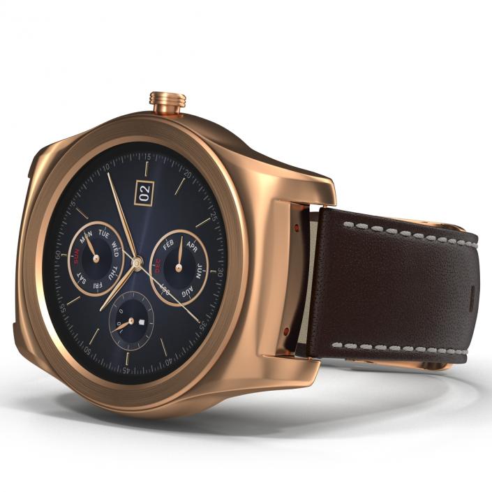 LG Watch Urbane 3 Gold 3D