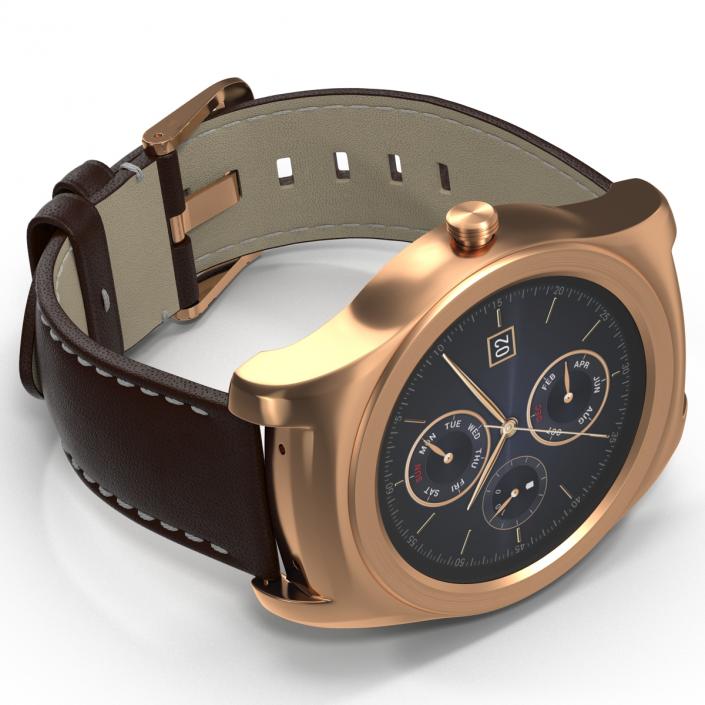 LG Watch Urbane 3 Gold 3D