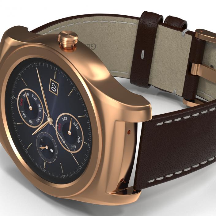 LG Watch Urbane 3 Gold 3D