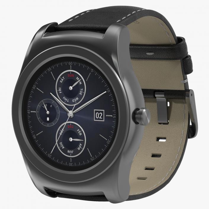 LG Watch Urbane 3 Silver 3D model