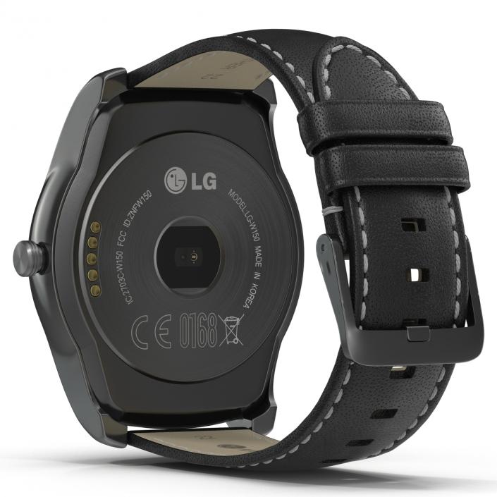 LG Watch Urbane 3 Silver 3D model