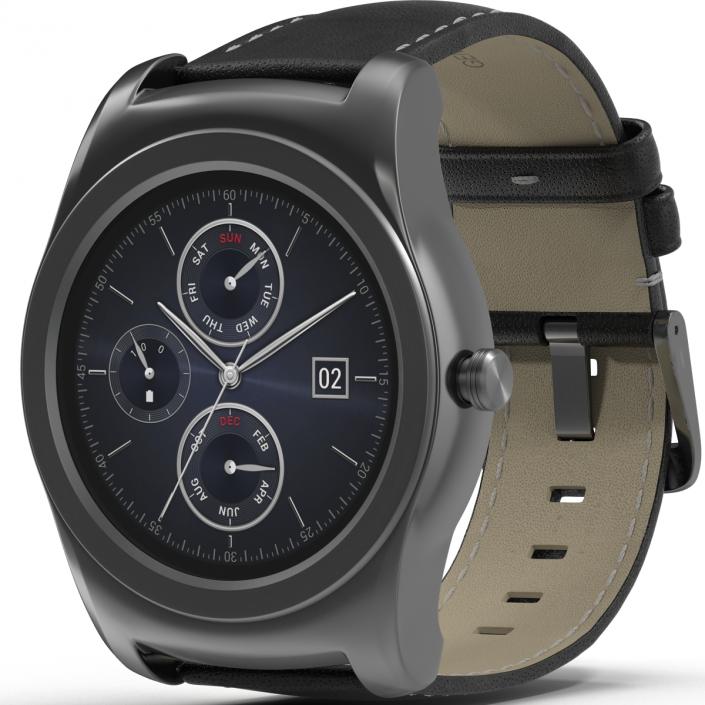 LG Watch Urbane 3 Silver 3D model