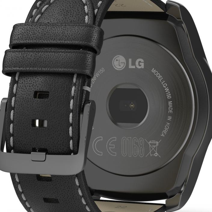 LG Watch Urbane 3 Silver 3D model