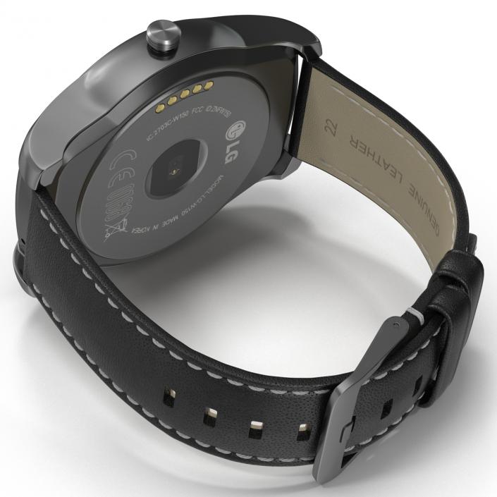 LG Watch Urbane 3 Silver 3D model