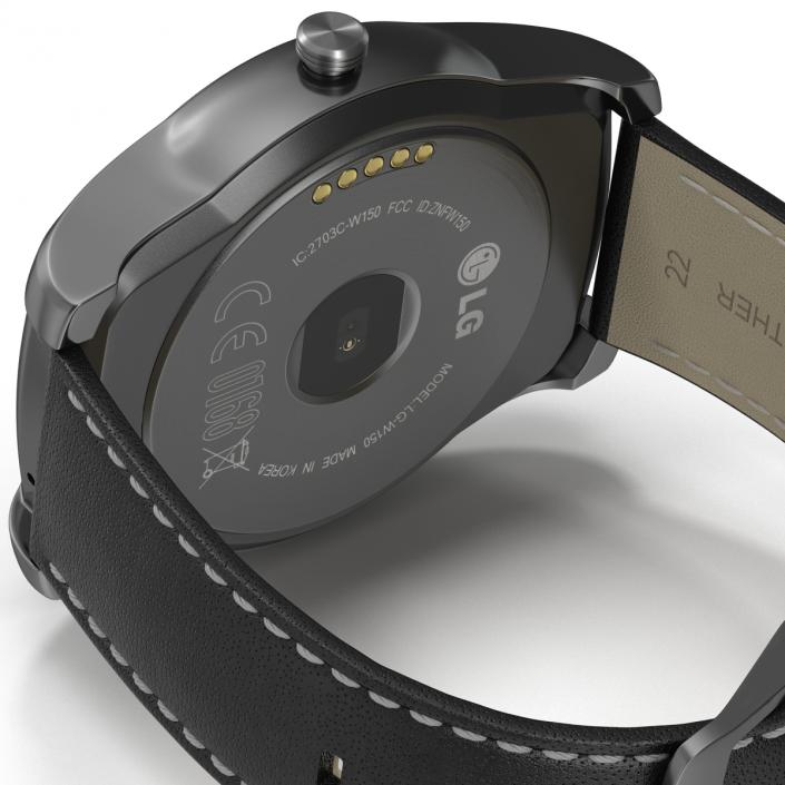 LG Watch Urbane 3 Silver 3D model