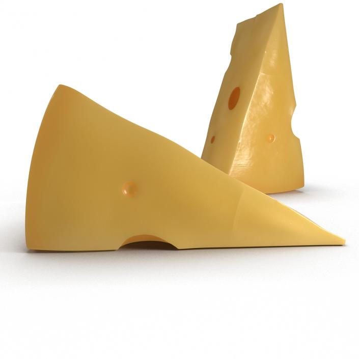 Cheese Wedge 3D