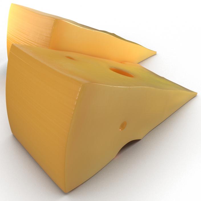 Cheese Wedge 3D