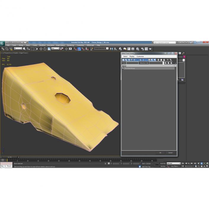 Cheese Wedge 3D