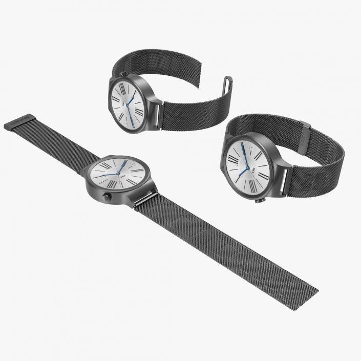 Huawei Watch Dark Metal Band Set 3D