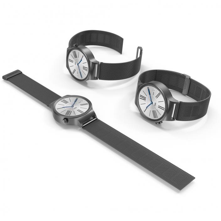 Huawei Watch Dark Metal Band Set 3D