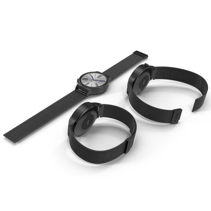 Huawei Watch Dark Metal Band Set 3D