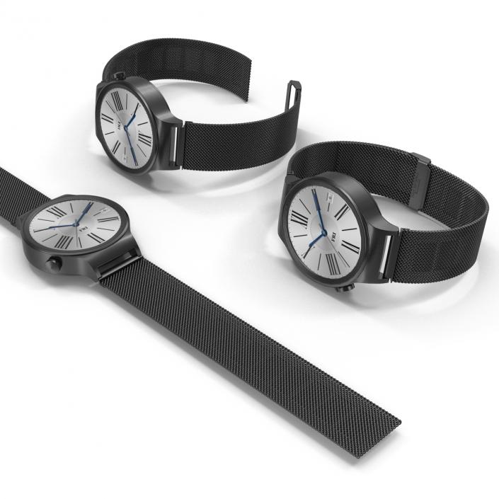 Huawei Watch Dark Metal Band Set 3D