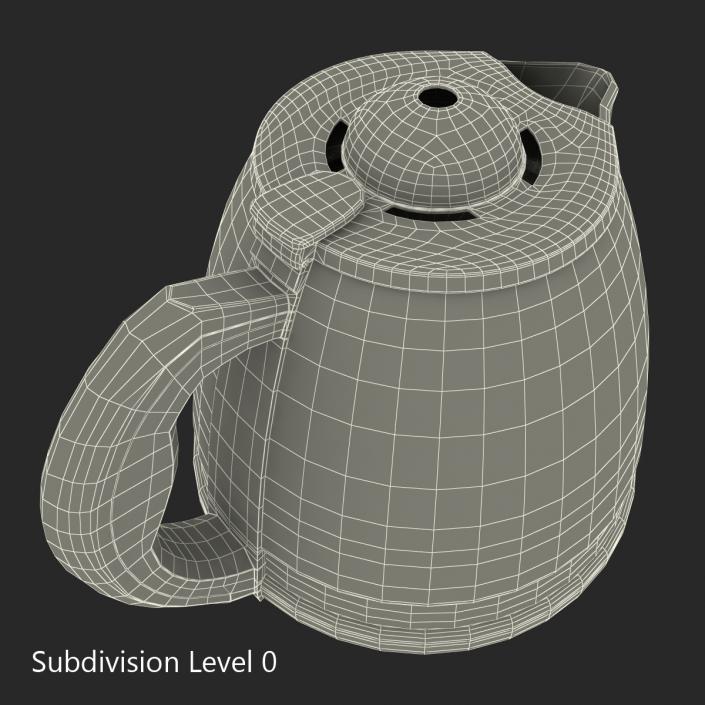 Coffee Carafe with Cofee 3D model