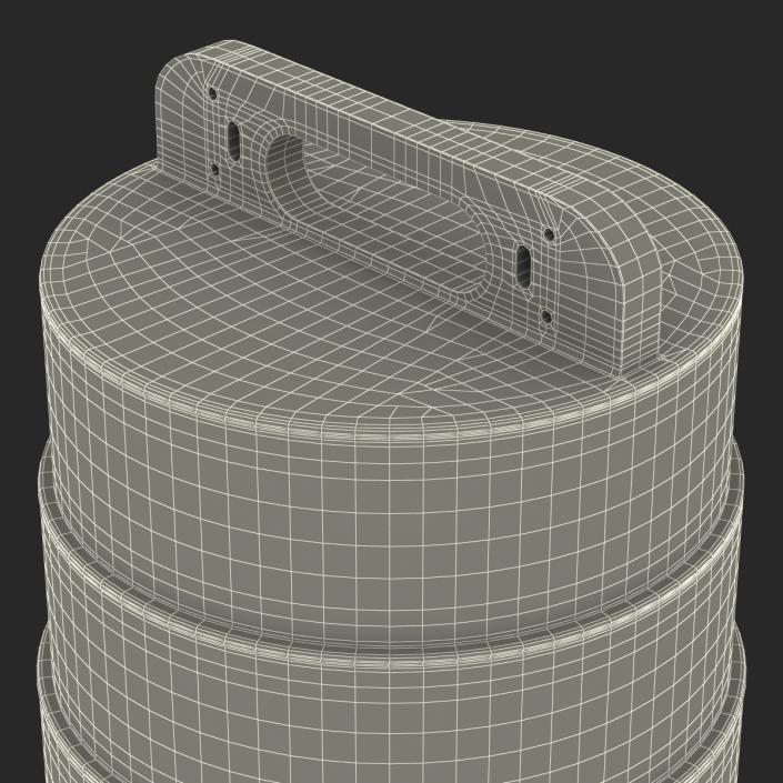 3D Barrel Barricade 2 model