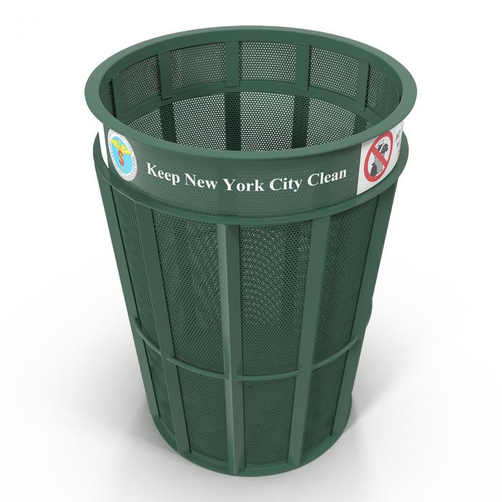 3D model New York Garbage Bin