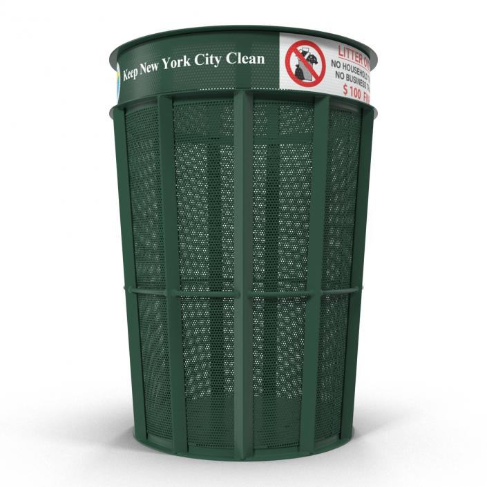 3D model New York Garbage Bin