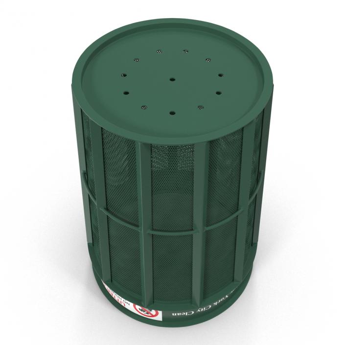 3D model New York Garbage Bin