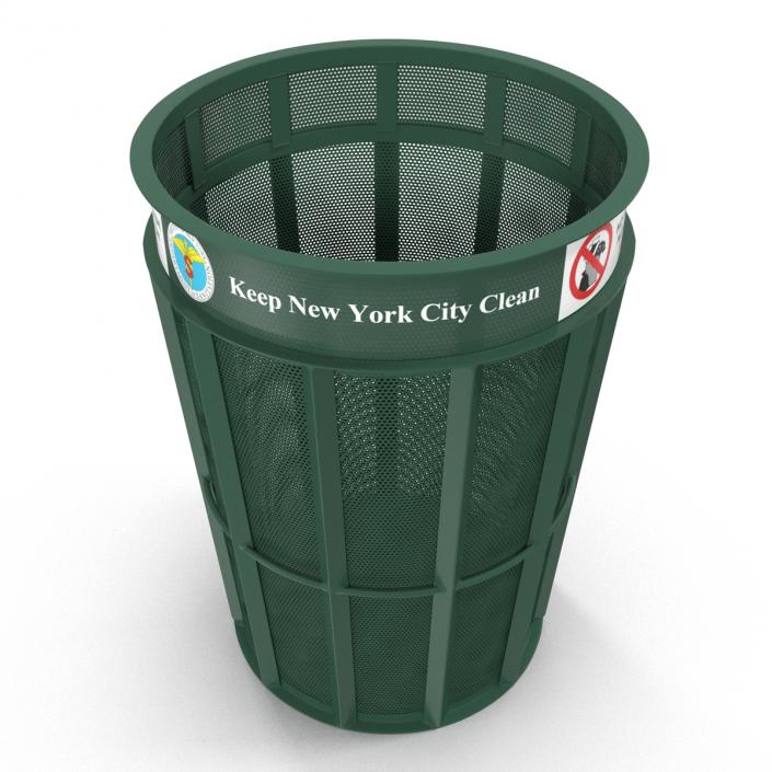 3D model New York Garbage Bin