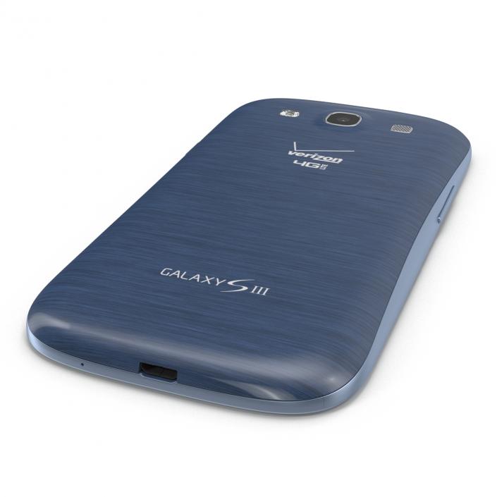 3D model Samsung Galaxy S III Blue