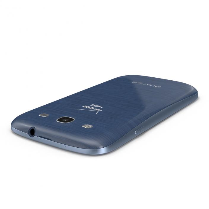 3D model Samsung Galaxy S III Blue