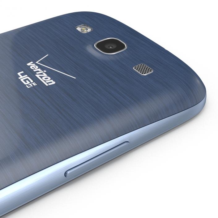 3D model Samsung Galaxy S III Blue