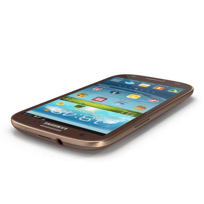 3D Samsung Galaxy S III Brown