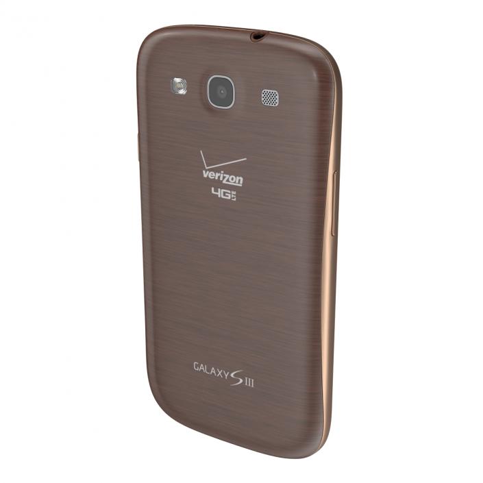 3D Samsung Galaxy S III Brown