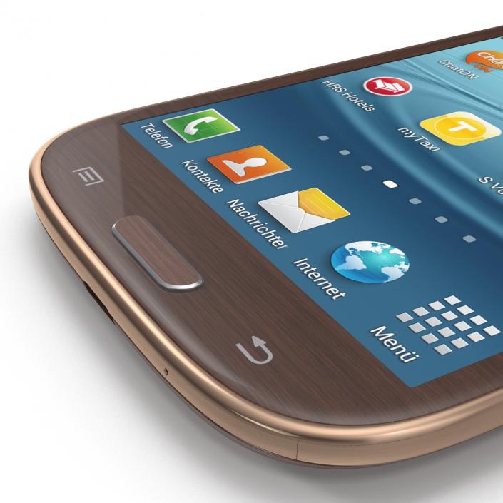 3D Samsung Galaxy S III Brown