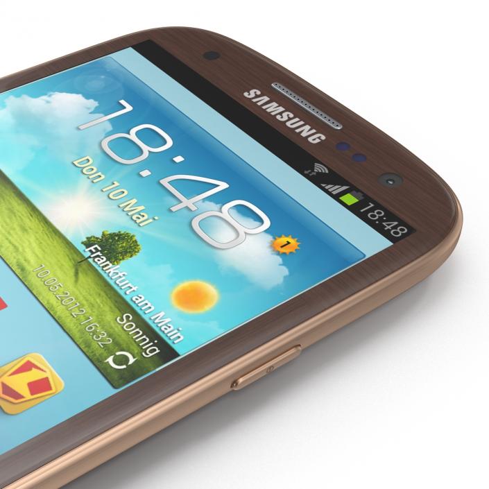 3D Samsung Galaxy S III Brown