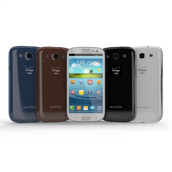 Samsung Galaxy S III Set 3D model