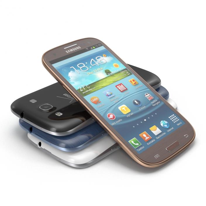 Samsung Galaxy S III Set 3D model