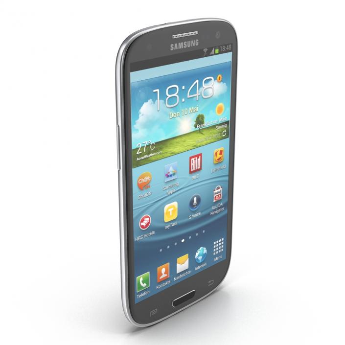 Samsung Galaxy S III Set 3D model