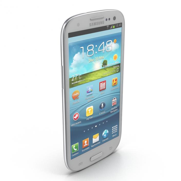 Samsung Galaxy S III Set 3D model