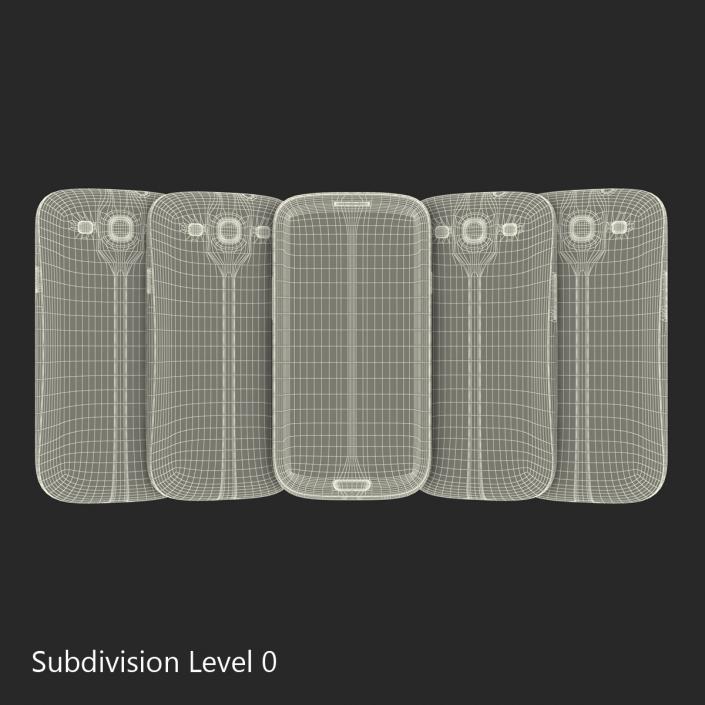 Samsung Galaxy S III Set 3D model