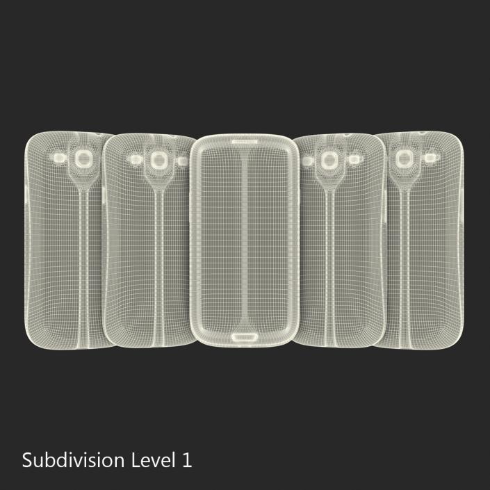 Samsung Galaxy S III Set 3D model