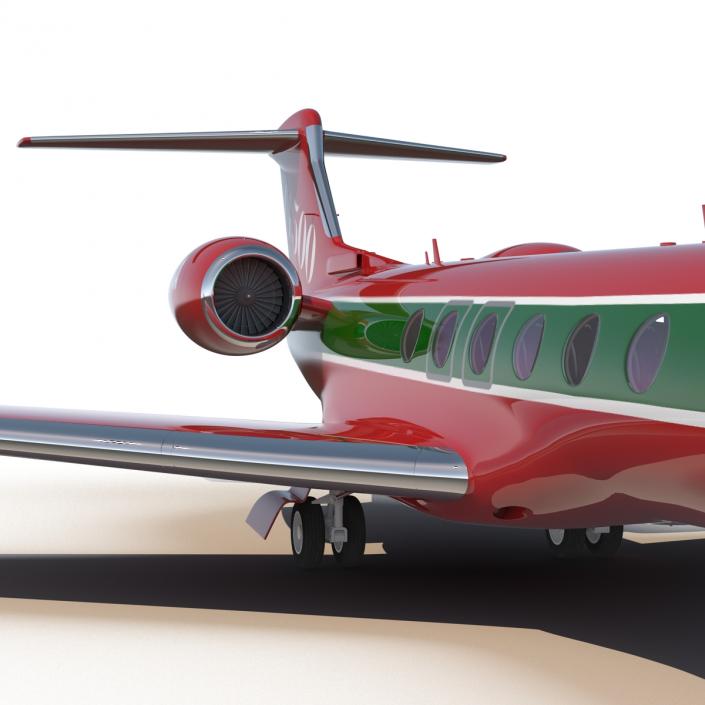 3D model Business Jet Gulfstream G500 2